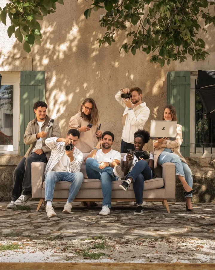 L'équipe de l'agence BICPOM réunie