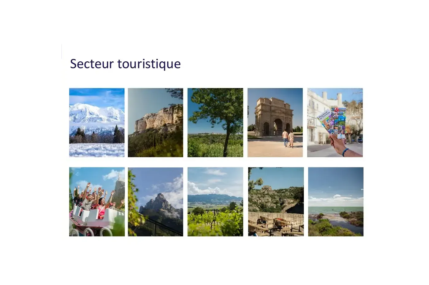 Planche de photos touristiques réalisées par BICPOM